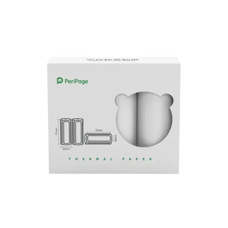 PeriPage 50mm Label Sticker Paper - Roll of translucent label thermal paper for mini printer, ideal for labeling, journaling, and more.