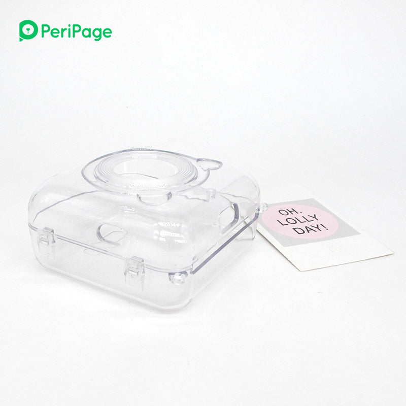 PeriPage A6 protection case with a secure snap-in design and nylon rope, available for 3-inch models like A6, A9, and A9 Pro