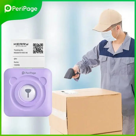 PeriPage 2" A6 Mini Printer - Compact and portable thermal printer for photos, notes, and labels with inkless printing technology