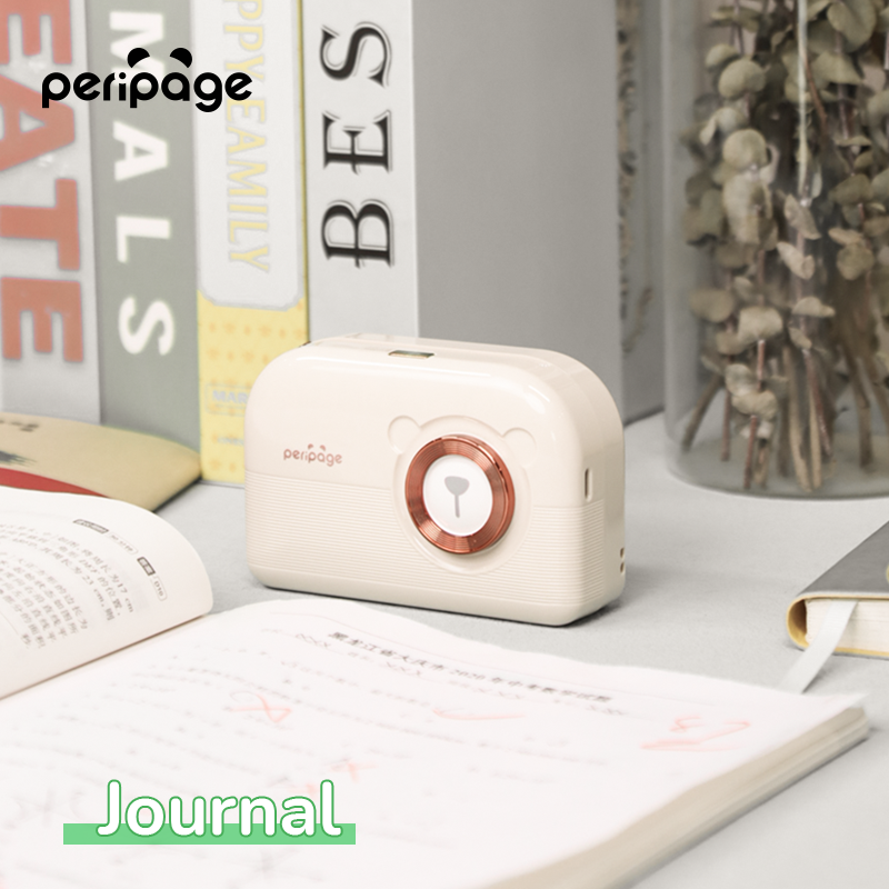 PeriPage A3X Mini Pocket Thermal Printer used for journal note printing, ideal for study notes and creative planners.