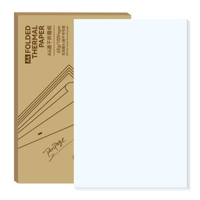 PeriPage A4 Folded Thermal Paper for Smooth Printing and Long-Term Use – 100 Pages