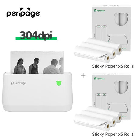 PeriPage A9 Max printer with packaging box, ready for unboxing and purchase