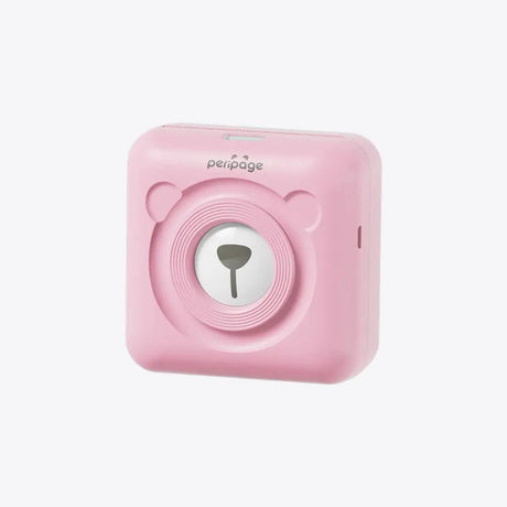 Pink PeriPage mini thermal printer, compact Bluetooth photo and label printer for everyday use