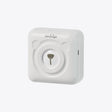White PeriPage mini thermal printer, pocket-sized Bluetooth printer for clear photo and label printing